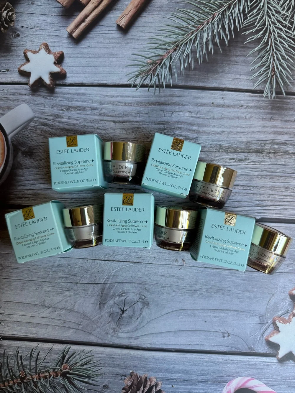 5x Estee Lauder Revitalizing Supreme Golbal Anti Aging Power Cream 0.17oz/5ml Ea